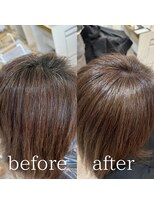 ヘアアンドメイク ニューヨーク ニューヨーク 長岡天神店(Hair&Make NYNY) 自然な明るさで染める【脱白髪染め】カラー