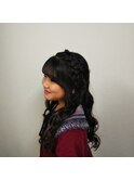 お子様ヘアセット