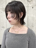 サクラ オモテサンドウ(SAKURA) ぱっつん前髪×ボブウルフ　ウルフカット フェイスレイヤー