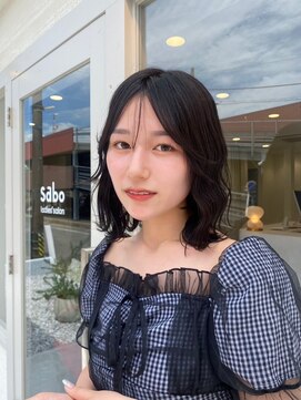 サボ(sabo) 韓国ヘア/顔まわり/韓国レイヤー/前髪カット/小顔/韓国風
