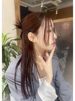 ラミエ バイ メルト 吉祥寺(lamie by melt)&nbsp;【小川】ピンクブラウン/きりっぱなし/エアリーロング