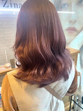 ジーナ 船橋(Zina) 髪質改善＊ロングレイヤーグレーベージュ＊美髪【Zina船橋】