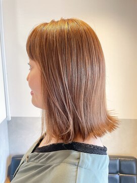 オリバ ヘアー(OLIBA HAIR) ナチュラルなハイライトロブ