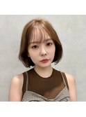 シースルー/ボブ/サイドバング/祐天寺