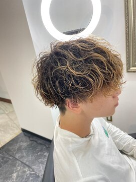 ブルーオーシャン 久留米店(BlueOcean) 20代30代ツーブロックマッシュツイストスパイラルパーマ