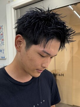 グッドタイムエフティフィフス 横浜西口(GoodTimes ft.fifth) 横浜西口スパイキーショートツーブロック刈り上げフェード30代