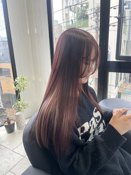 エスアンドケー 下通店(S&K) winered/accent/pink