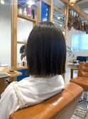 丸型/卵型/ホワイトグレージュ/ミニウルフ/チェリーブラウン