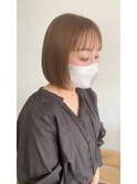 *ナチュラルボブ×シアーベージュ*