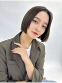 【コンパクト美シルエットボブ】
