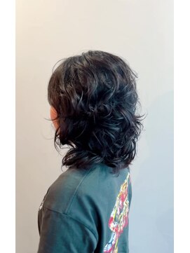 ピュアソウル(Pure Soul) 脱縮毛矯正くせ毛を活かすミディアム×NYドライカット