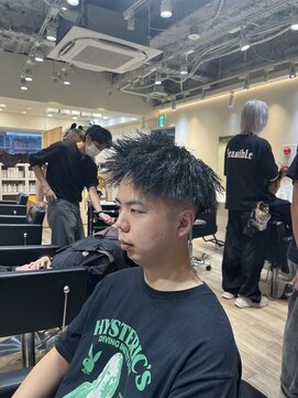 ルースト 渋谷店(ROOST) [雰囲気抜群]ジェットモヒカン×縦落ちツイスト