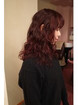 メク(meku)&nbsp;暖色カラー＊ふわふわパーマ＊冬カラー