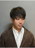 ビジネスツーブロックショート ストレートパーマ ダウンバング