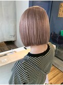 千葉駅/オリーブグレー/小顔/ココアベージュ
