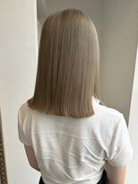 レターバイノベル(letter by novel)&nbsp;大人ボブ大人ショートボブ切りっぱなしボブ前髪あり前下がりボブ