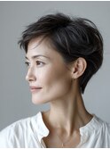 クラゲヘアー/小顔/ココアベージュ/オリーブグレー/川西