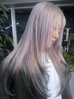 イエナ 渋谷(IENA)&nbsp;オリーブベージュアンブレラカラーハイライトケアブリーチ