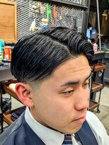 フォーコーナーズカットショップスリーセント 栄(FourCornersCutShop 3/cent)&nbsp;【七三フェード】