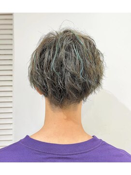 ラピスタ 池袋(Lapista) 韓国ヘアハッシュカットダブルハイライトカラー【Lapista池袋】