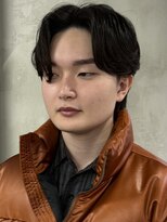 ニコ トウキョウ ロジック(nico TOKYO Logic)&nbsp;メンズセンターパートニュアンスパーマフェザーパーマ