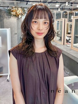 ネアン バイ エーケー 北花田(nean by AK) ゆるふわミディアムレイヤー