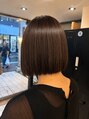 オーブ ヘアー アトリエ 長崎店(AUBE HAIR atelier) (切りっぱなしボブ)大人可愛いまとまり抜群の美シルエットボブ