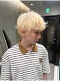 抜きっぱなしブロンド/メンズブリーチ/メンズハイトーン