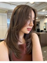 アビー 福岡天神(ABBEY)&nbsp;ロングヘアレイヤーカット前髪カット髪質改善トリートメント