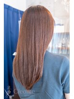 クレオメ 田町店(Cleome) 前髪レイヤーカットガーリーイメチェンピンクベージュフェミニン