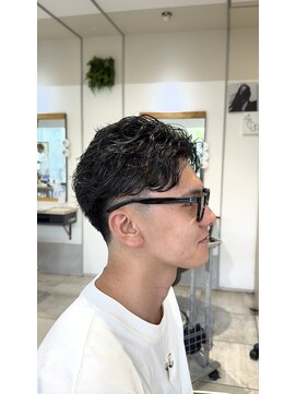 アース オーセンティック 高松レインボーロード店(EARTH Authentic) テーパーフェード×ラルフカール
