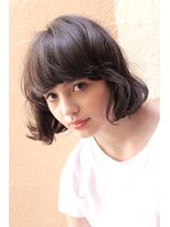 ナヌーク シブヤ(nanuk shibuya)&nbsp;外国人のクセ感HOTパーマ　×　カジュアルモードボブ◆SANO◆