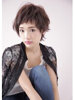 ヘアーメイクジェンテ(hair make gente)&nbsp;ショートバングのマッシュショート