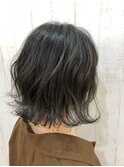 極細ハイライトのお洒落ボブ☆