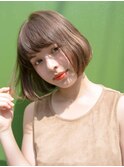 大人かわいいまとまりショートボブ☆relian表参道