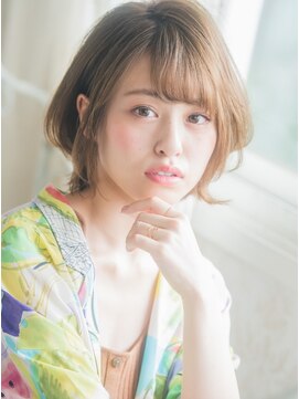 ネオリーブ ジューク 日吉店(Neolive JuQ) 《juQ 日吉店》とろみカラー×丸みシルエットボブ