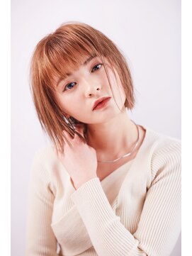 ゼスト 中野店(ZEST) スタイリングが楽な切りっぱなしボブ