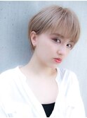 ハンサムショート　ハイトーンベージュ