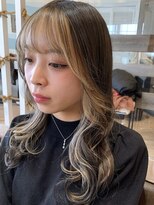 ルチア ヘア ステラ 京都店(Lucia hair stella)&nbsp;フェイスフレーミングカラー/学割/ブリーチ/インナーカラー☆f1