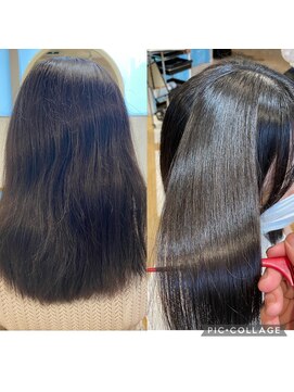 ロンド ストラーダ 心斎橋(Lond strada) エアリーロング×ピンクベージュ×美髪［髪質改善/縮毛矯正］