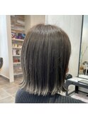 切りっぱなし×ハイライト×オリーブグレー