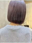 【かしむらゆうか】血色UPラベンダーカラー/ボブ