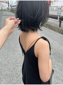 ラフなボブ×グレージュ