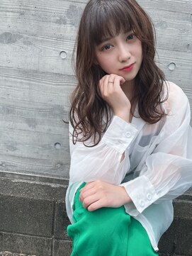 トゥーリ 筑紫野店(tuuli) tuuli☆30代40代ペールベージュ切りっぱなしセミロング　83