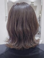 ヘアエジェリプリム (hair&spa egerie prime) ラベンダーアッシュぱっつんボブ/アースカラー/30代40代50代