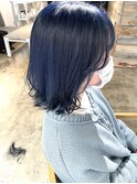 ケアブリーチカラーブルーカラーブルージュカラーブルーヘアー