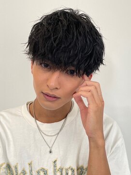 ツーダブルバイフィフス 西梅田店(WW.. by fifth) センターパートニュアンスパーマスパイラルパーマメンズパーマWW