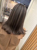 ヘアカロン(Hair CALON) ハイライトバレイヤージュインナーカラー韓国