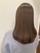 ヘアメイク クリア 本店(hair+make CLEAR)&nbsp;うるつやストレート×ショコラベージュ　30代40代50代