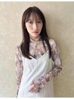 アム(amu)&nbsp;ストレートロング/レイヤーロング/小顔カット/前髪カット